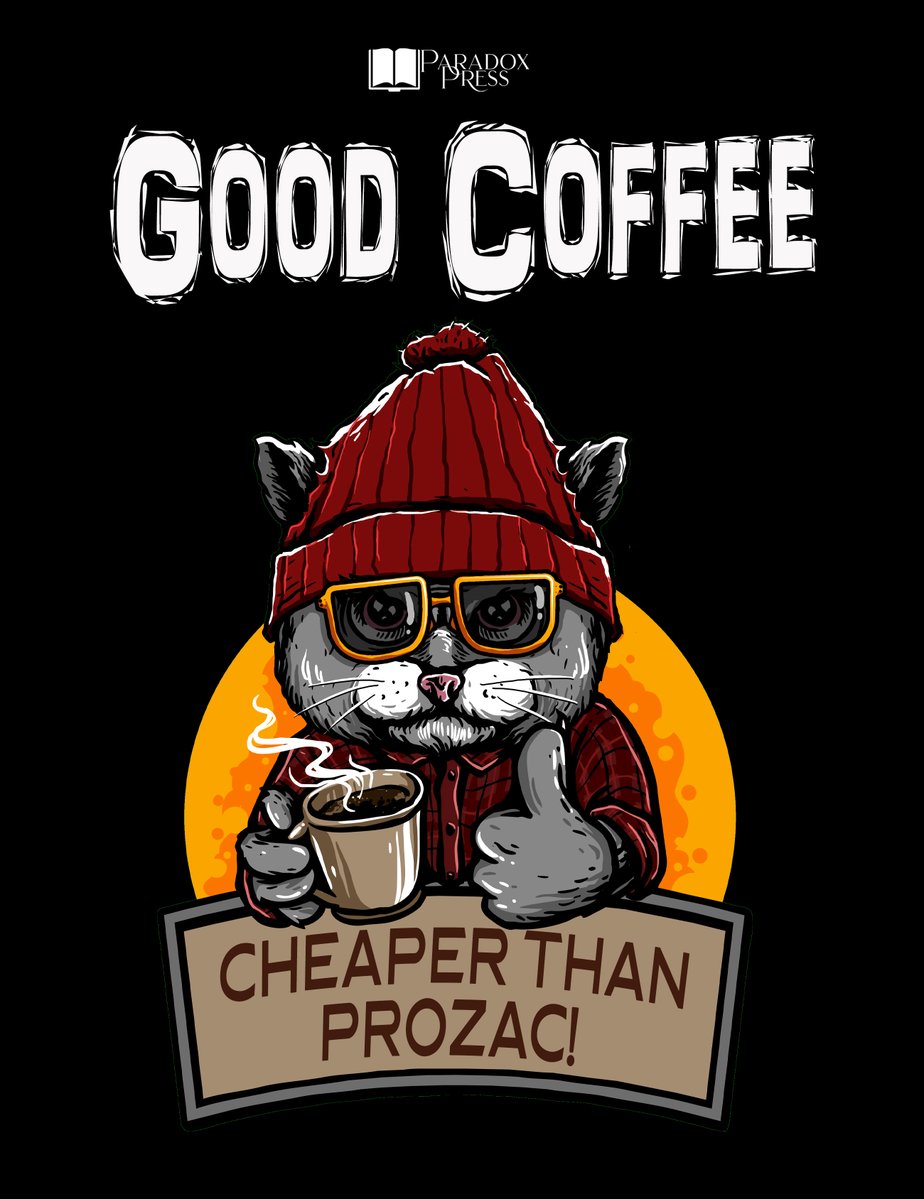 PattiRoberts7's tweet image. Good #Coffee - Cheaper Than #Prozac: Lined journal #notebook for coffee #cat lovers #amazon amzn.to/35ruuDH