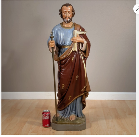 BrendanTHamtil's tweet image. Antique European Plaster Devotional Church Statue Saint Joseph w/ Staff for sale! Asking for $1,295! Contact us at 913-710-0025! Dimensions: 37" height x 10.5" width x 9.5" depth

#kc #parish #america #forsale #catolica #christ #kansascity #church #ks #saints #holyweek #missouri