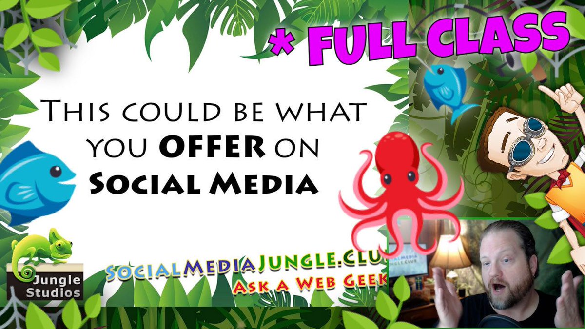 cjgilbertwebpro's tweet image. Class 25: Consider a #LeadMagnet (full #class on YouTube)

A lead magnet moves people from scrolling to subscribing… and onto your #website + #email list (assets you can own). 🌿

Watch: buff.ly/ByyW1pb

What’s your lead magnet?

#EmailMarketing
#smallbusiness #startups