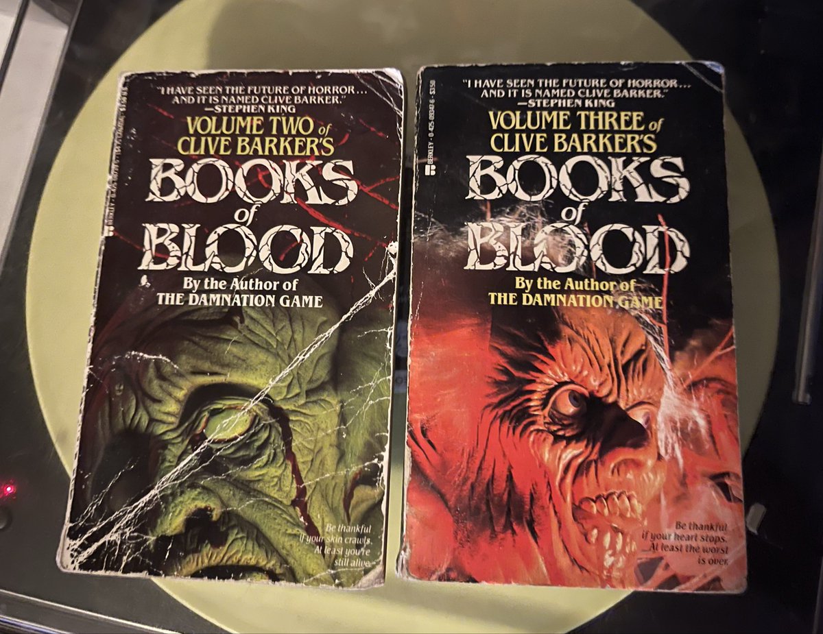 Got the first three in the 5th grade. I’m not sure I had parents cause where the fuck were they. Also, a little distressed that volume 1 is missing from my bookshelf.  #thelastdrivein
<a href="/therealjoebob/">Joe Bob Briggs</a> 
<a href="/kinky_horror/">Diana “Darcy the Mail Ghoul” Prince 🎃💌</a> 
#Mutantfam