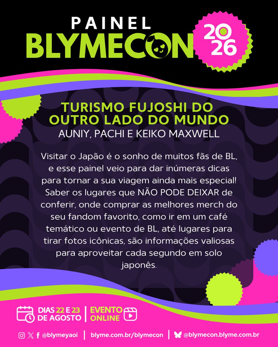Blymecon 💚 22/08 e 23/08 tweet media