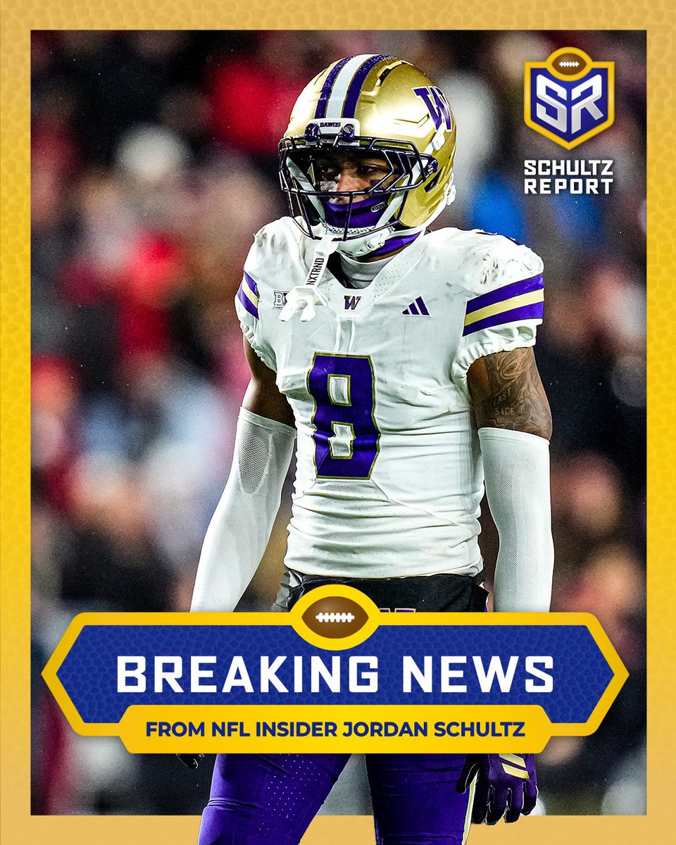 Schultz_Report's tweet image. No. 72 pick is in: #Bengals have selected Washington CB Tacario Davis.