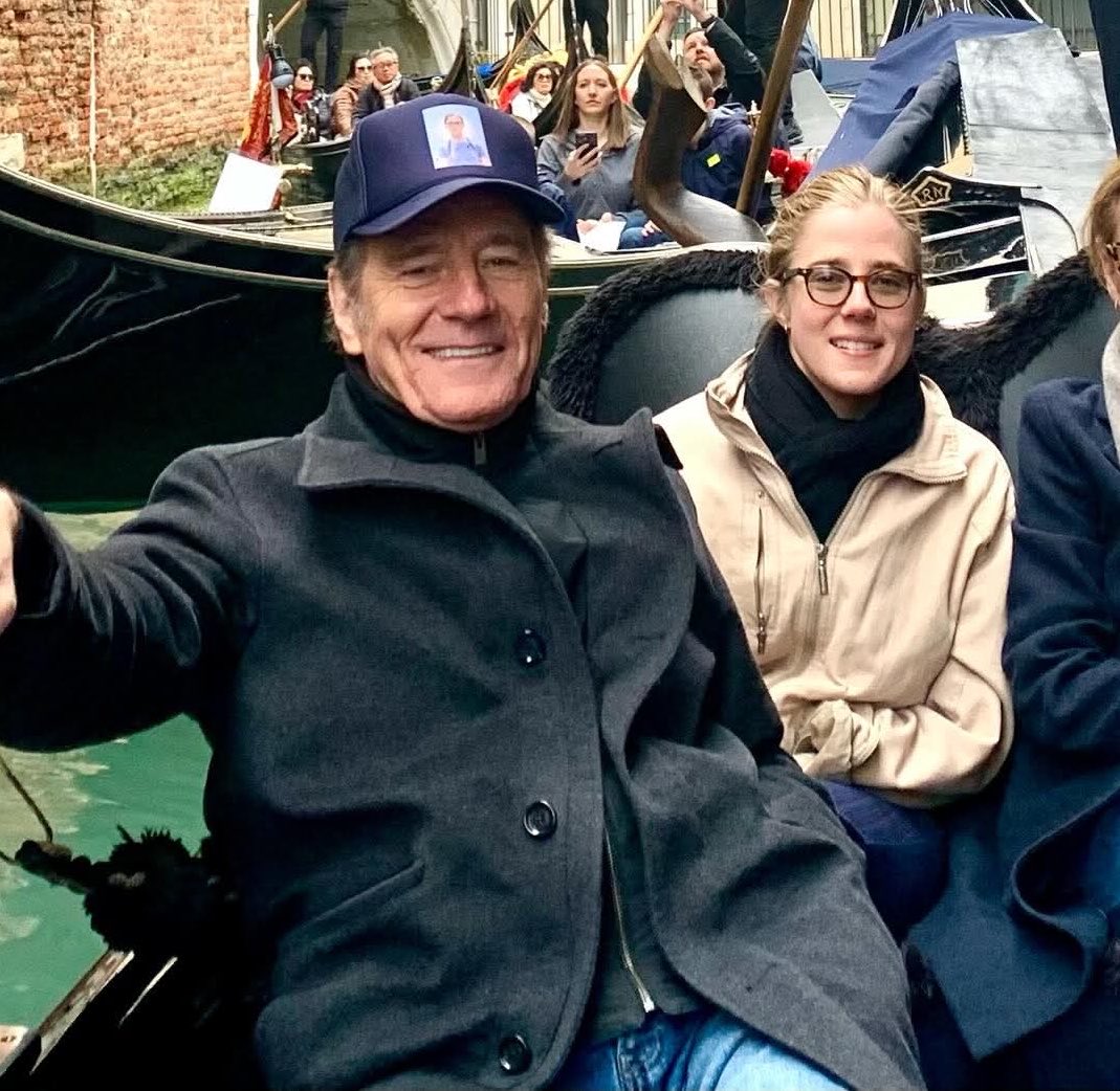 When you're at the Mel King biggest fan competition and Bryan Cranston shows up