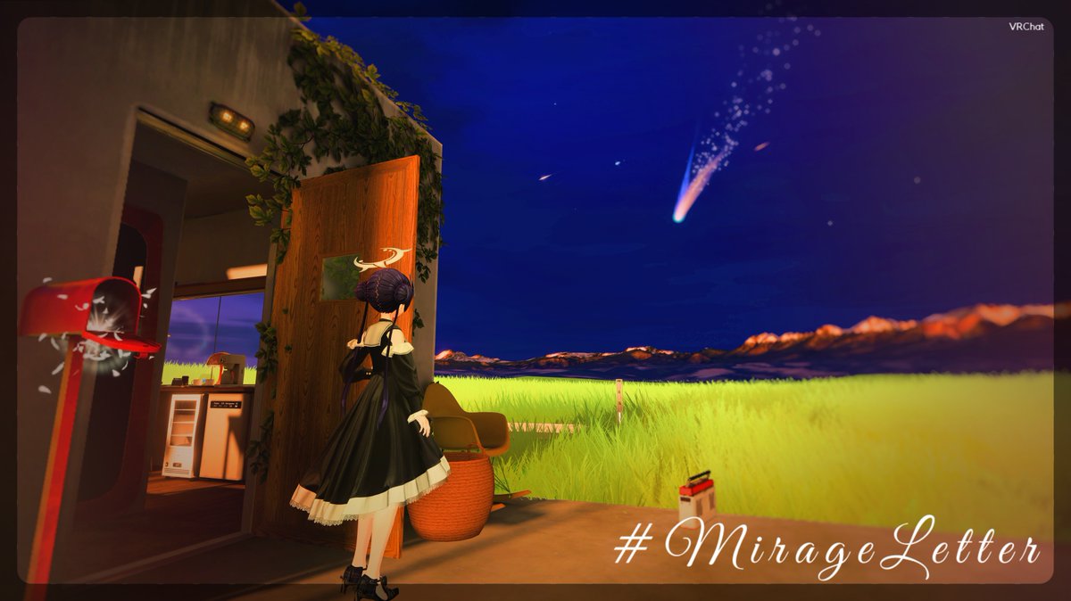 AKIRIA_Games's tweet photo. おはよう、私の中の私。

#VRChat️ 
#Kisaki3D
#MirageLetter https://t.co/DI7Merqs0A
