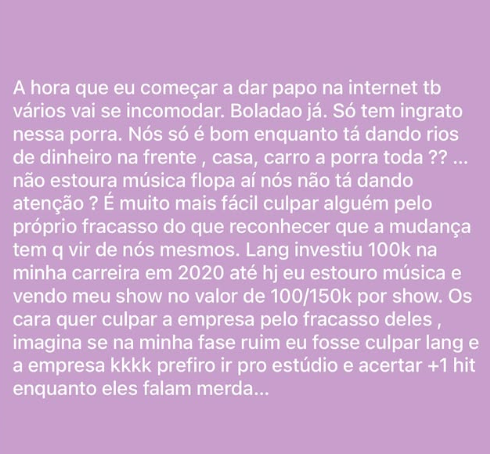 projetohorusofc's tweet photo. 🚨URGENTE: Orochi fala sobre Leviano, Bin e integrantes que querem sair da Mainstreet, 
Será se a indireta também foi para o Poze do Rodo? https://t.co/YzTij3pI1T