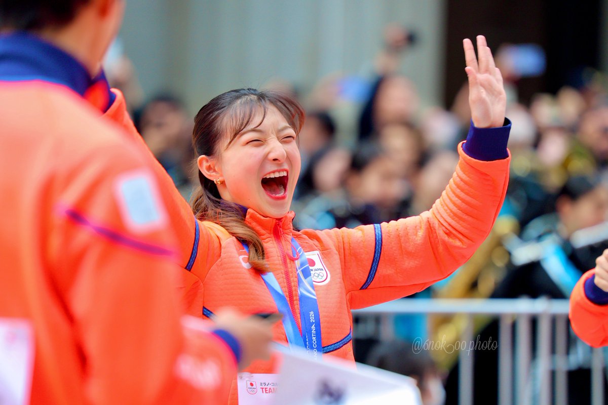 あまりにも"坂本花織"な笑顔が撮れてうれしい😭😭😭

ミラノ・コルティナ 2026
冬季オリンピック・パラリンピック
#TEAMJAPAN #応援感謝パレード
#坂本花織