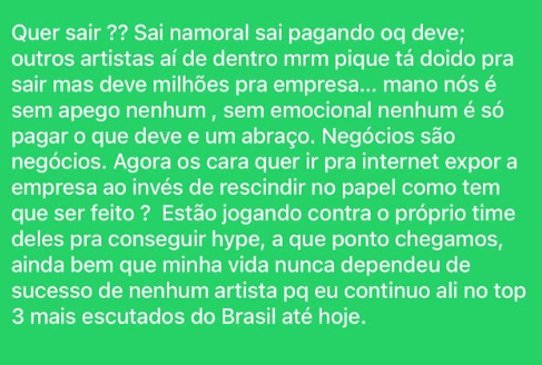 projetohorusofc's tweet photo. 🚨URGENTE: Orochi fala sobre Leviano, Bin e integrantes que querem sair da Mainstreet, 
Será se a indireta também foi para o Poze do Rodo? https://t.co/YzTij3pI1T