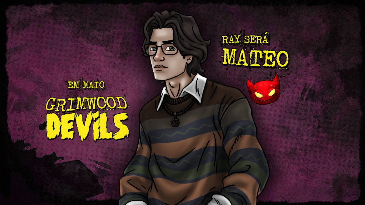 Myerzinho's tweet image. Alegre como um raio de sol em meio a névoa de Grimwood... 
Seu sorriso esconde uma realidade triste. 🌞

@RayMoonzz será Mateo em #GrimwoodDevilsRPG

#rpg #rpgdemesa #alémdanévoa