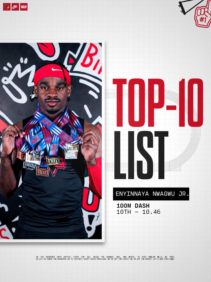 RedbirdTFXC's tweet photo. EJ taking the 10th spot on the list 😎 https://t.co/Xz2grqFNhq