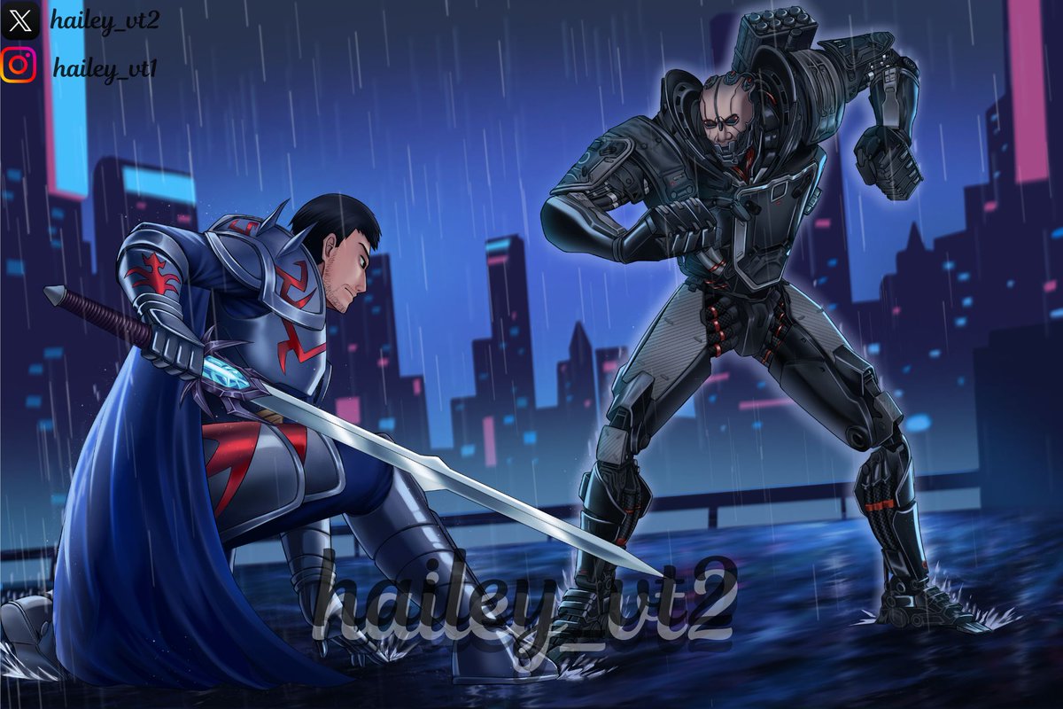 hailey_vt2's tweet image. Bringing a sword to a chrome fight!
#artwork #artmoots #commissionopen