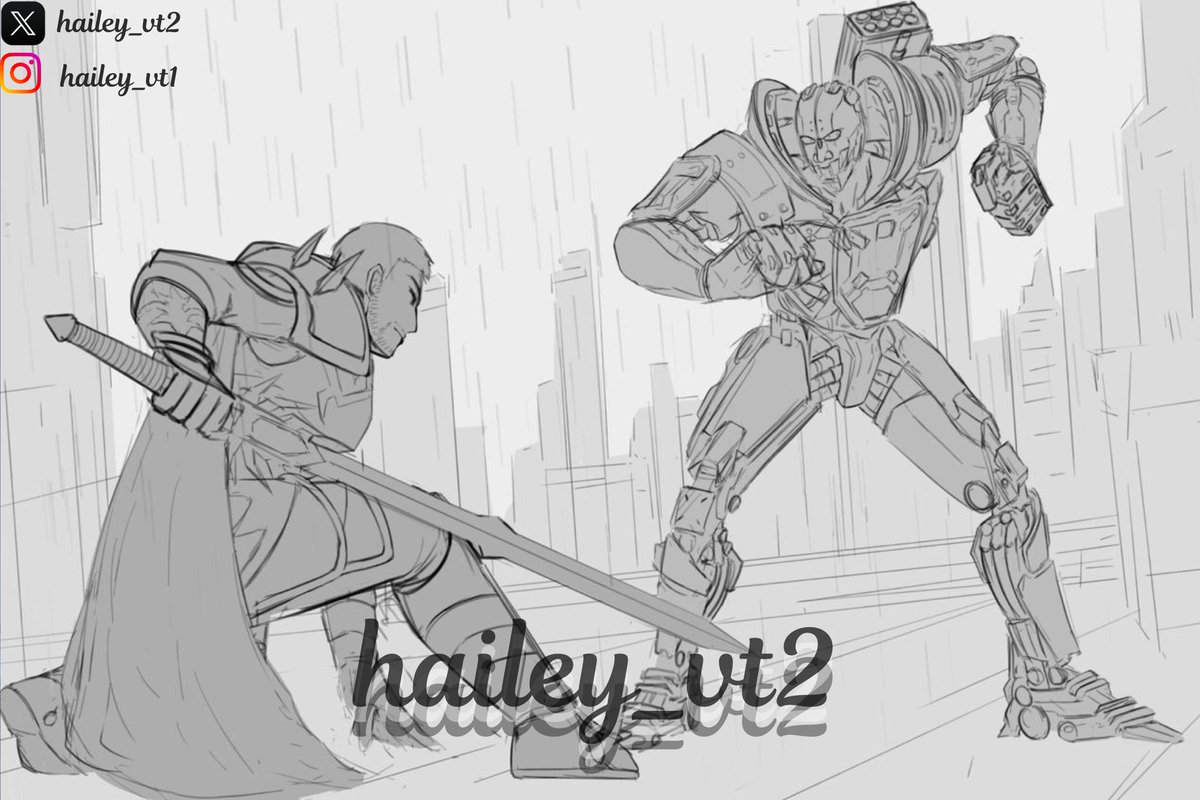 hailey_vt2's tweet image. Bringing a sword to a chrome fight!
#artwork #artmoots #commissionopen