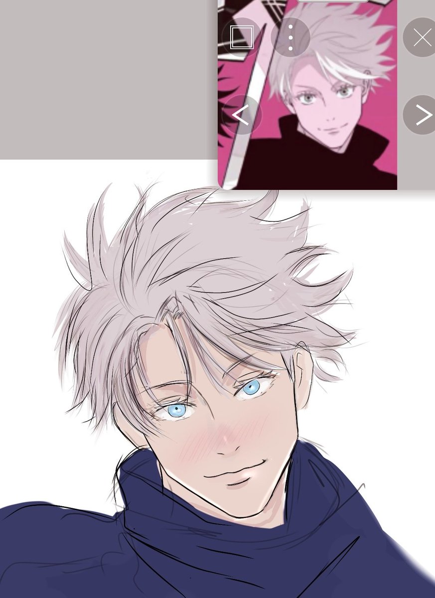 Had to redraw I'm sleep deprived #gojo