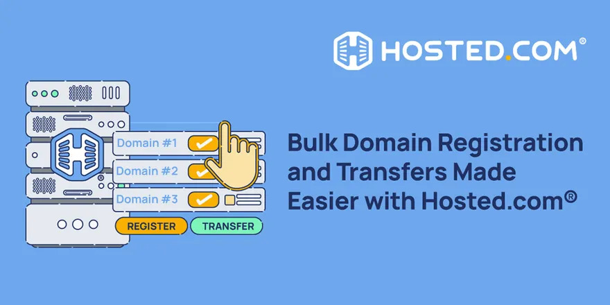 HostingJournal's tweet image. #WebHosting Hosted.com® Expands Domain Name Transfer and Bulk Registration Services: The update introduces improvements to two important areas: transferring domains from other providers and registering large numbers of domains at once. Both… dlvr.it/TSCmpS