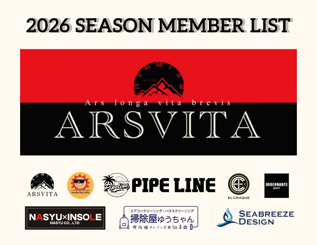 【NEW SEASON】

監督 徳嶽 裕太
コーチ 藤田 実桜
コーチ 橋本 陽介
カメラマン 瀬川 仁

1 吉田 かなめ
3 小片 千尋
5 田附 里紗
6 鈴木 優碧
7 石黒 莉彩
8 上津原 千賀
9 広瀬 佳歩 ⭐︎
12 紀川 千尋
14 袴田 小梅 ⭐︎
16 栁井 なごみ ⭐︎
18有須田 沙季
19 黒川 晃
21 紙谷 咲名美
⭐︎新加入
