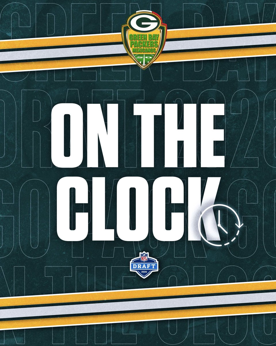 TRADE! Los Packers suben de la selección 84 a la 77 y están en el reloj. ⏰ 

#GoPackGo
