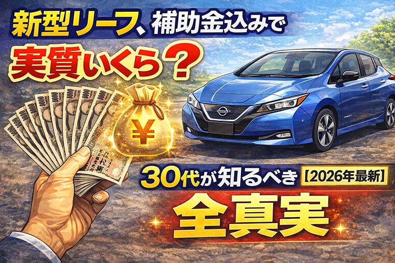 sinmobile0616's tweet photo. 土曜日ですがブログ更新です。

新型日産リーフ、補助金込みで実質いくら？30代が知るべき全真実【2026年最新】

https://t.co/w0i0Qbg4k5

#電気自動車
#日産リーフ
#補助金 https://t.co/IssyLJS8E6