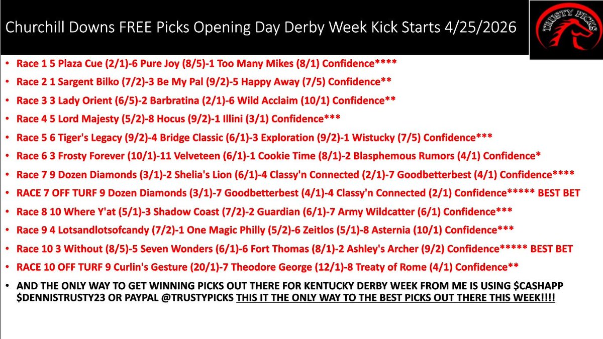 Trusty_Picks (aka Dennis Trusty) tweet media