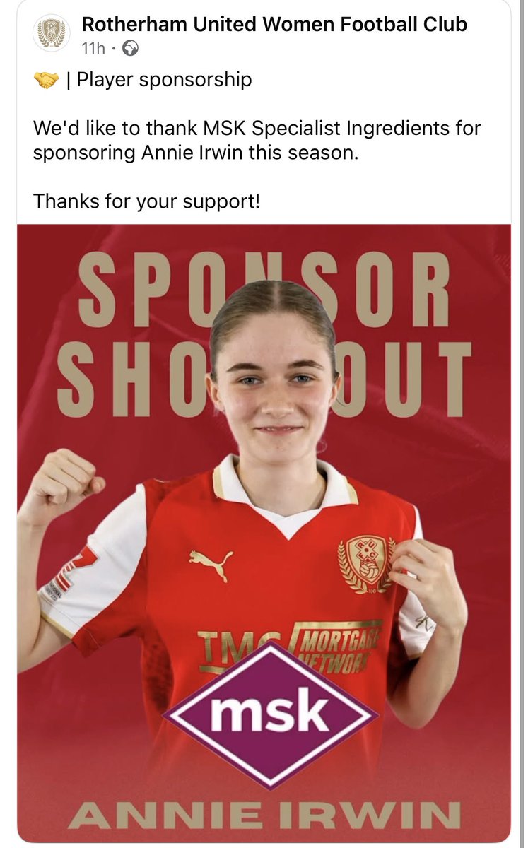 shellbell74s's tweet photo. Huge thanks to MSK ingredients for sponsoring our girl 
#womensfootball #football https://t.co/voh776c1gt