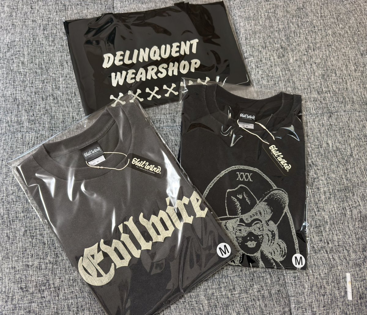 HIDE_DB's tweet image. 新作もゲット！コーデネートするの楽しみだなぁ✨
#evilwire