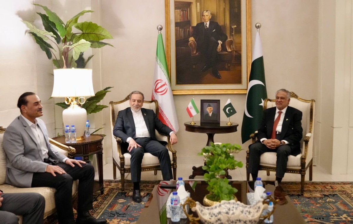 The Iranian Foreign Ministry cropped the Pakistani dictator out of the photo it shared with the world.

The disgraced Pakistani dictator, who is acting as prime minister, foreign minister, president, and ambassador, should have the decency to feel some shame and return to the
