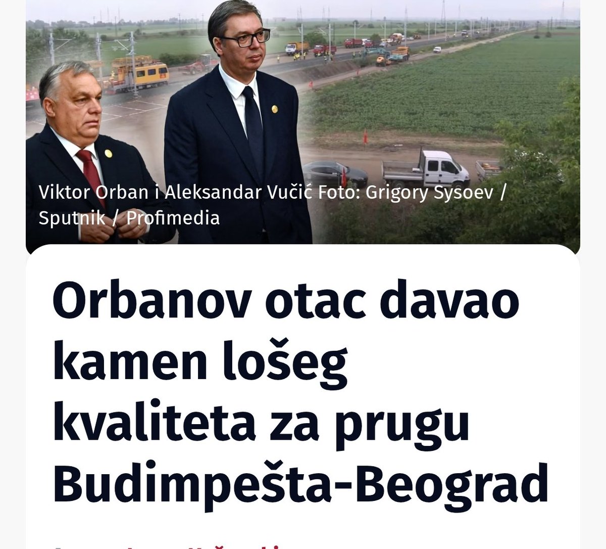 Ma nemoguće da bi ovako nešto porodica Orban uradila najboljem prijatelju.