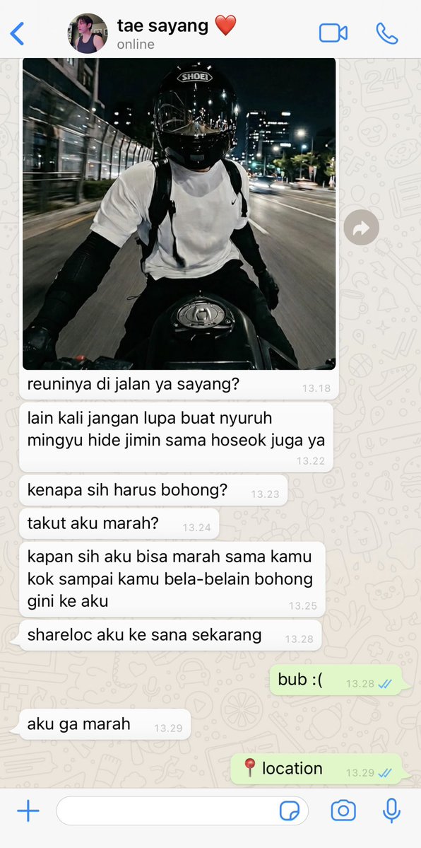 taekook twotweets au (canon)
—pamitnya reuni, tapi…..

1. ketangkap basah