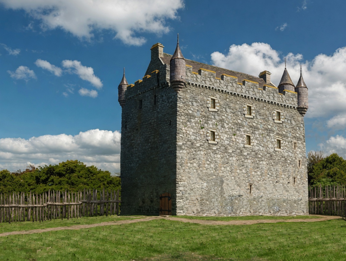 andrewsp2009's tweet photo. Drumin Castle, Moray (Scotland) reconstruction mock-up. Tower constructed by the Wolf of Badenoch's Grandson over an earlier build held by The Wolf. #DruminCastle #ScottishCastles #HistoryRebuilt #WolfOfBadenoch https://t.co/MCg406Ahgo
