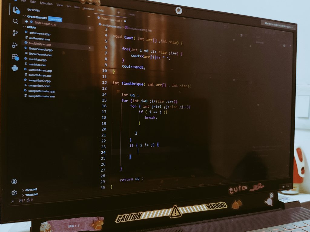 mahenderpratap_'s tweet photo. Day 25 of DSA (from zero)
This problem didn’t let me win today.
Find duplicate in array
Spent 1 hour… still stuck
Tried multiple approaches
Nothing worked yet
But I didn’t quit
Problem solving isn’t always smooth
Day 26 tomorrow
#learningDSA
#Day25ofDSA https://t.co/8D6NrbrpH8