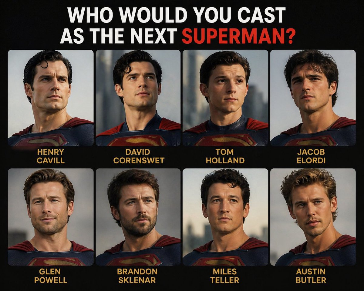 OurinIza's tweet image. Who would you cast as the next Superman?

#WeekendVibes #WeekendMode