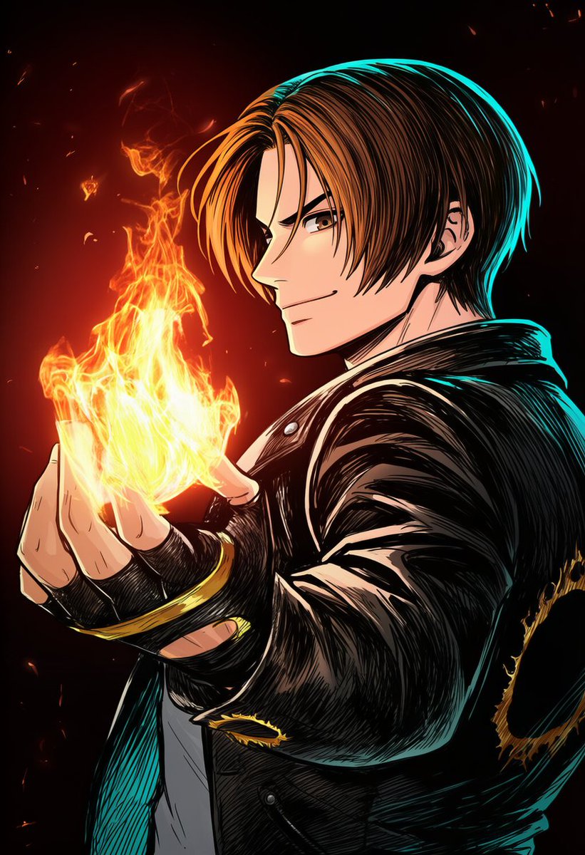 sebofabar's tweet image. 行くぜ.
Let's go.

#KyoKusanagi #KOF #TheKingOfFighters #SNK