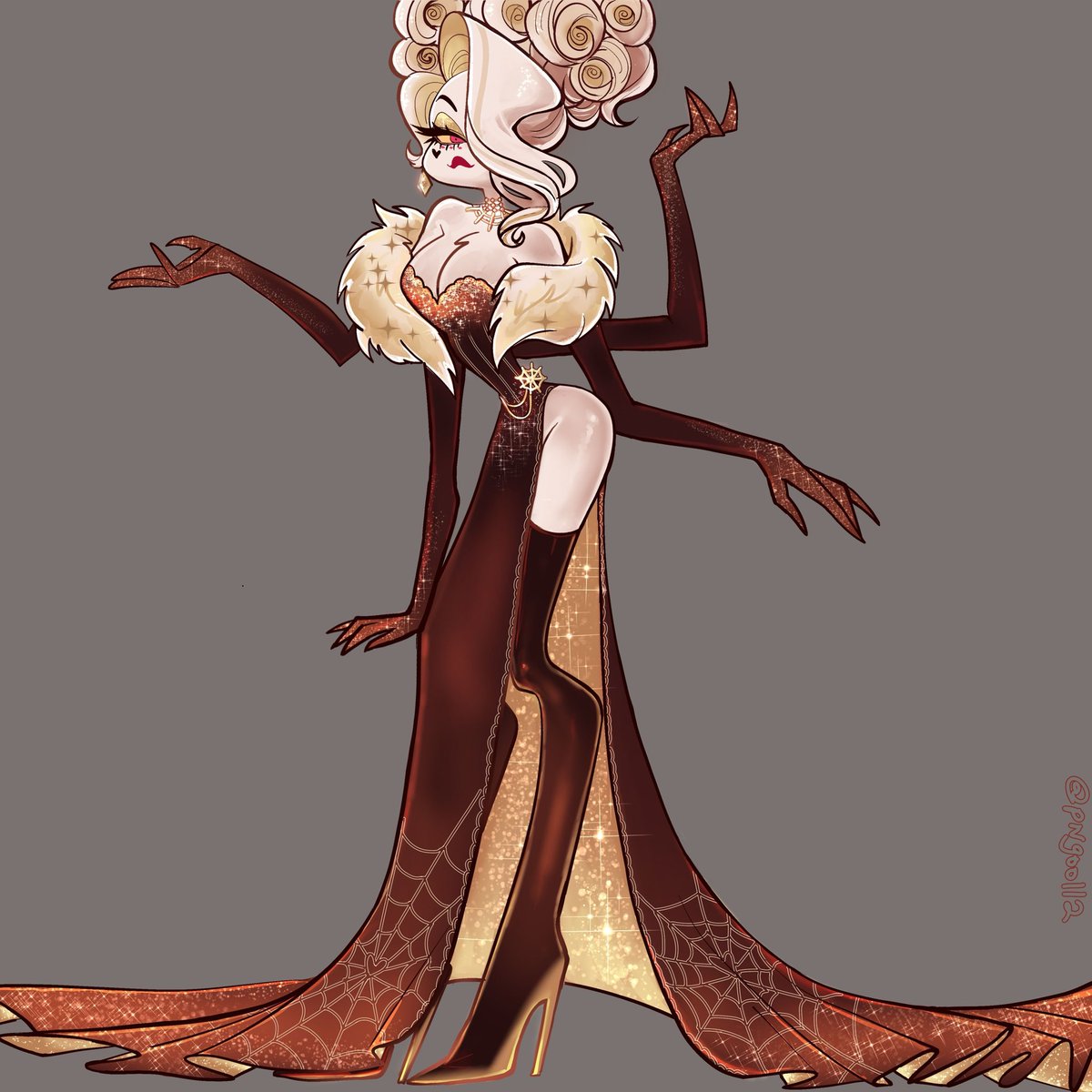 DragAngel for lvl up. Vegas needs a little Lady Luck #hAzbinhotel #angeldust