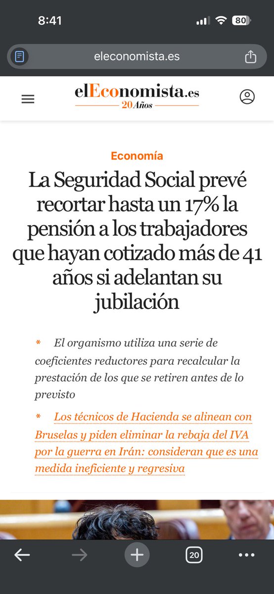 Yo ya tengo 33 años cotizados al máximo. Jamás me devolverán lo que ya he pagado. Me quedan 8 para los 41. Tendré 60. ¿Que cojones hay que hacer con los hijoseputa estos del gobierno? PREMIANDO SOLO A PUTOS VAGOS SINVERGUENZAS. <a href="/sanchezcastejon/">Pedro Sánchez</a> VETE YA A YOMAR POR CULO