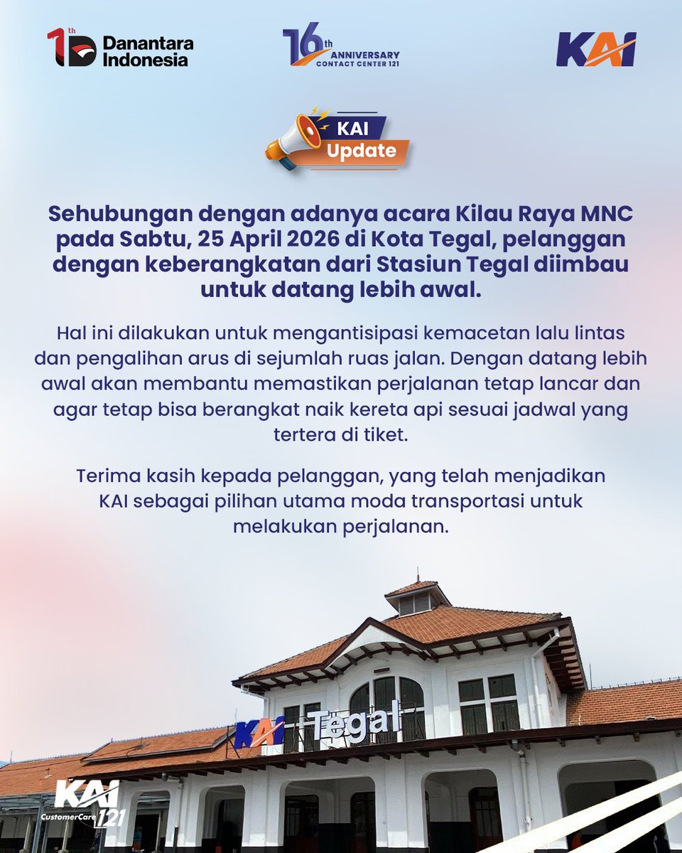 Kereta Api Indonesia tweet media