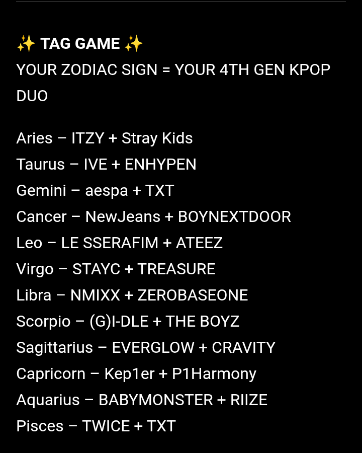 Drop your duo with the tags below!!! I got LE SSERAFIM+ATEEZ NI-KI