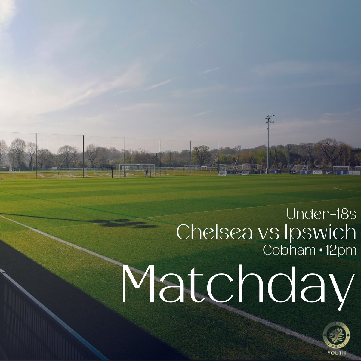 chelseayouth's tweet photo. #CFCU18 can become South champions today with a win and a Tottenham defeat, before #CFCDev kick off their #PL2 Playoff run at home to Middlesbrough. The latter is only broadcast live outside of the UK. https://t.co/oGn7Brtufn