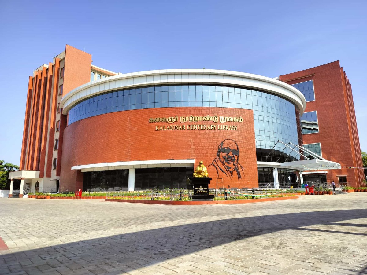 india_plus_'s tweet image. This is Kalaignar Library in Madurai, Tamil Nadu 📚

Are other states investing in building modern libraries too ?