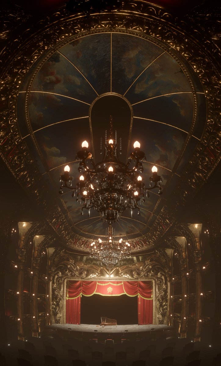 19世紀ヨーロッパのオペラハウスに迷い込んだような臨場感

🌐［WIP］Teâtro dell'Ânima 　　　　　　　
　　by MALOSION

＃VRChat