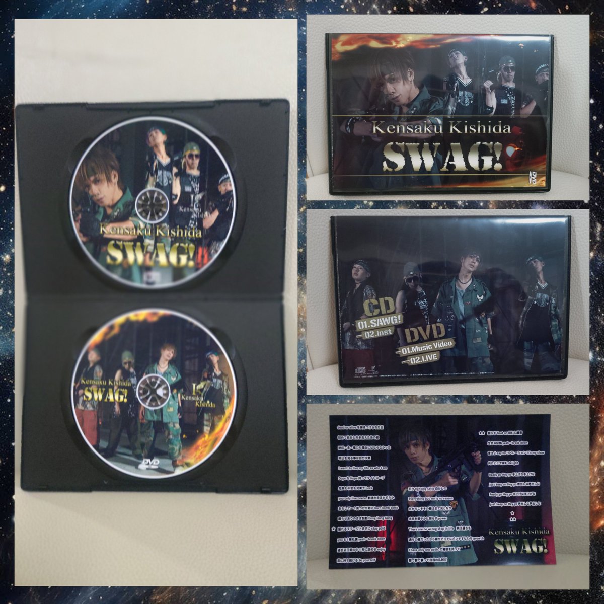 kira1011k08's tweet image. 2026/04/24
心待ちにしてた「SWAG!」の
CD+DVD届いたぁ(*,,˃ ᵕ ˂ )✰*｡
MVめっちゃかっこいいー(๑´&amp;gt;᎑&amp;lt;)✰✨
#KishidaKensaku #SWAG #Music #Video #CD

youtu.be/P--5sYra9to?si…

linkco.re/Xxby236G
