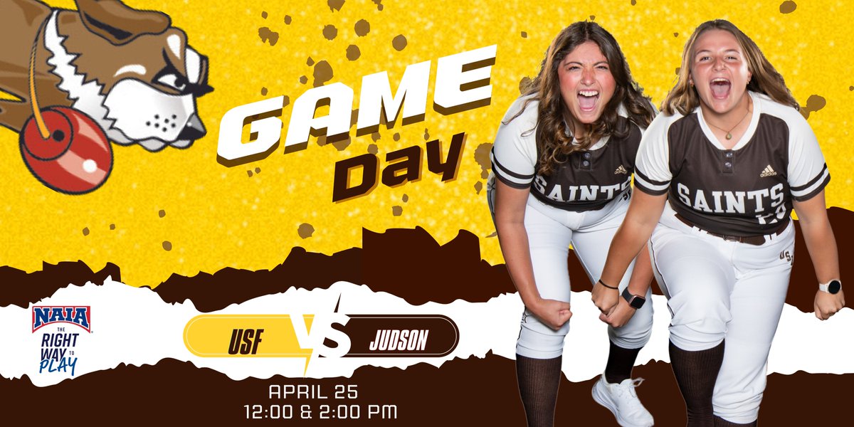 USFSaints's tweet photo. Today we go to 11... cuz its one louder than 10 โก๐ค๐ธ #ExtraPush
๐ Judson
โฐ 12:00 & 2:00 PM
๐ Elgin, IL
๐๏ธ JU Softball Complex
๐บ https://t.co/vWVE0hVkRv
๐ https://t.co/UdMkehA1iZ
#RollBernies ๐ถ https://t.co/SVynAKRiN9