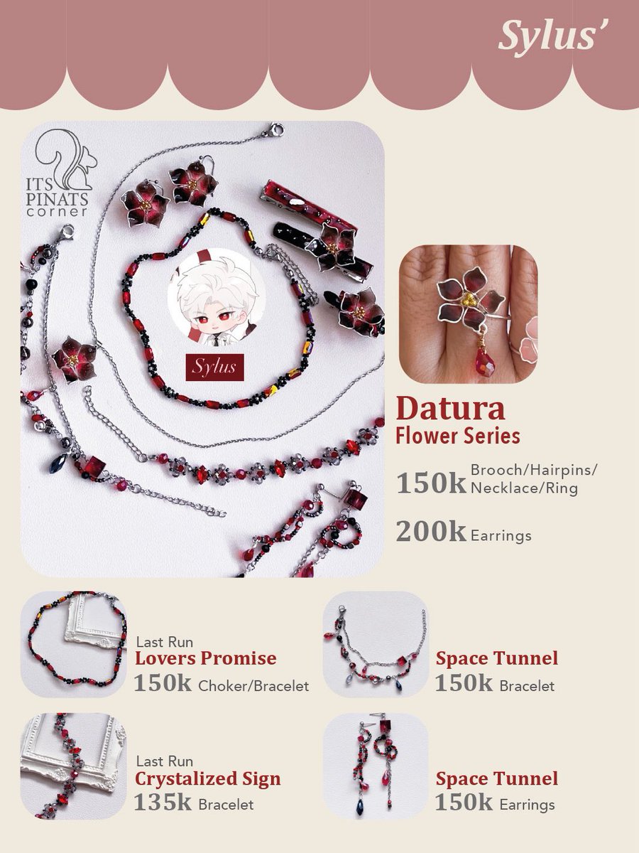 CF22 Catalogue is here! (1/3)
[🔁&amp;🩷] is very appreciated 🫶🏻

ItsPinatsCorner
📍 AC47
🗓️ 16-17May2026
ICE BSD
Handmade resin and beads accessories
Flowers and LADS inspired stuffs,
Anything I love to create and I want to share them as wearable joy ^o^
#handmade #jewelry #cf22