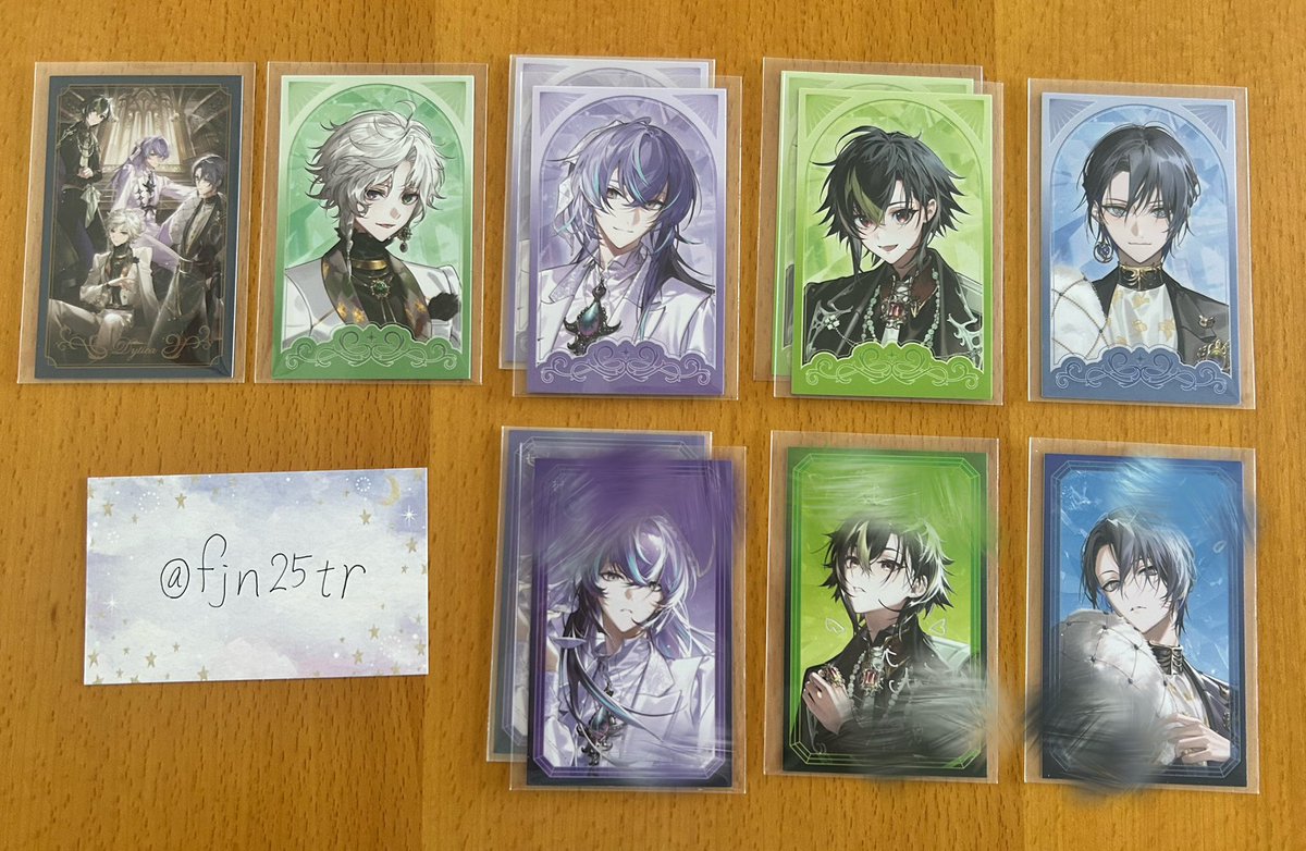 fjn25tr's tweet photo. 【交換】にじさんじ ディティカ Dytica 3rd 3周年 カード チェキ レア

譲：画像1
求：画像2・3・4

R⇆N可。郵送のみ。1：1からOKです。
こちらコンプ済のため推しも出しております。
お声掛け多数の場合、優先度は🩵＞💙＞💜とさせていただきます。
（※初回はプロカ必読でお願い致します） https://t.co/F5bZj8IP4i