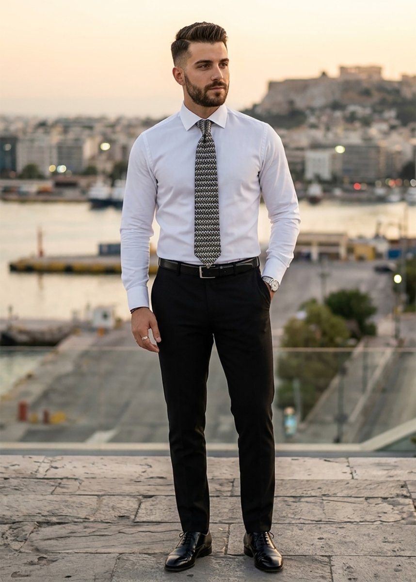 habatour20's tweet image. Upgrade your #formalwear with this sleek abstract #necktie. The subtle #zigzag pattern adds texture and personality while maintaining a refined, professional look.
Available at : zazzle.com/abstract_zigza…
#mensfashion #abstractpattern #stylishmen #patterndesign #officewear #ties