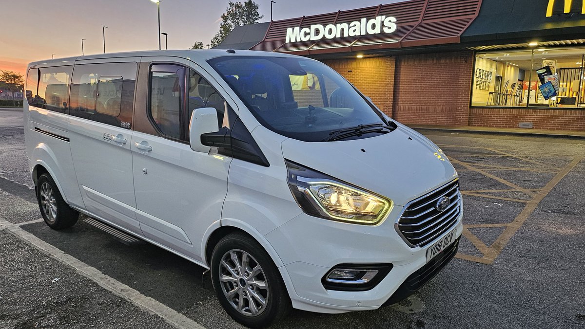 TimeTravelHire's tweet photo. Early start today so Maccys coffee required.

We have 5 transfers today in Liverpool to Manchester Airport and Aintree Racecourse.

Loving the sunny weather! 

#airporttransfers #liverpool #Aintree https://t.co/QQQUJhYC31
