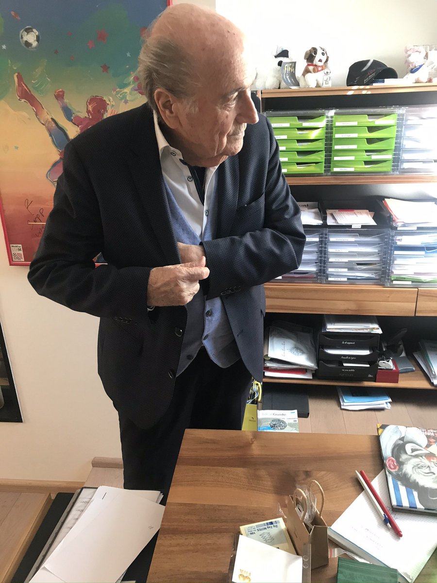 osasuo's tweet image. On Friday, as said, I had a brief exchange of @WhatsApp messages with @SeppBlatter, the former @FIFAcom President. I asked him whether he was in support of fans boycotting the @FIFAWorldCup in the #United States, as had been reported by some media organisations. This is what he
