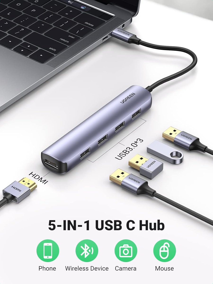 TopFindsPicks's tweet image. 🔌 UGREEN 5-in-1 USB C Hub
One Port, Endless Possibilities. Turn Your 💻 into a Full Workstation.

🔗 Get yours - link below
🇦🇪 
amzn.to/4cvIbEy
🌍🇺🇸🇬🇧🇨🇦🇩🇪🇫🇷🇮🇹🇪🇸🇳🇱🇵🇱🇸🇪
amzn.to/4e3mwop
🇪🇬 
amzn.to/4tHJ6rB

#Ugreen #USBCHub #AmazonFinds #AffiliateMarketing