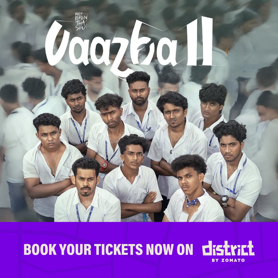 Giveaway Alert 🎉

Win 10 Tickets for the #Vaazha2Telugu  ❤️

We’ll send ₹250 coupons so you can book any theatre of your choice on the <a href="/district_india/">District</a> app.

Follow <a href="/MilagroMovies/">Milagro Movies</a>

• Follow our Instagram: instagram.com/milagro.movies…

#Vaazha #Vaazha2