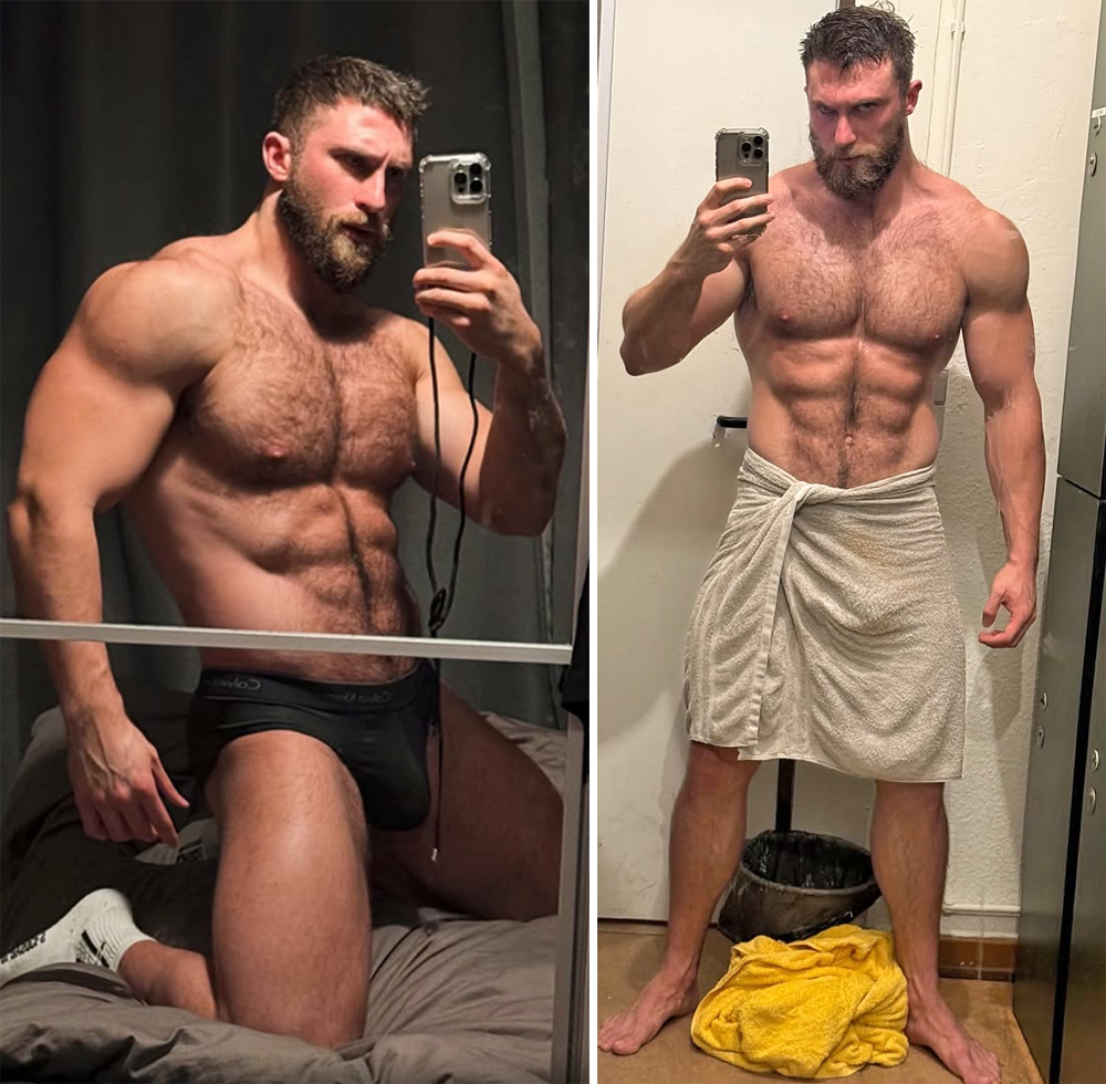 SerbianMuscle's tweet image. Hairy muscle stud Frank
Height: 187 cm / 6′ 2″
Weight: 100 kg / 220 lbs
#Hrvatska #Croatia