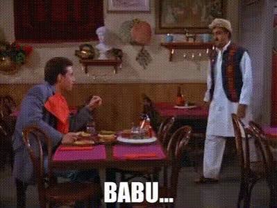 Seinfeld'in bu bölümü gibi olmuş...