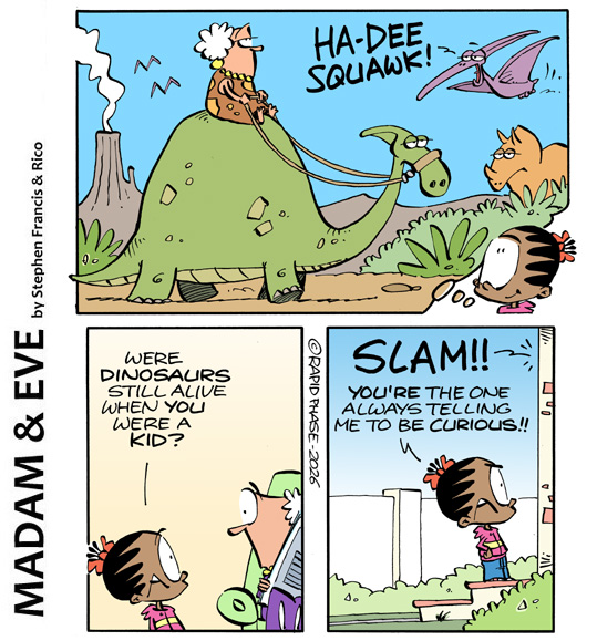 madamevecartoon's tweet image. #dinosaurs #gogo #curiosity