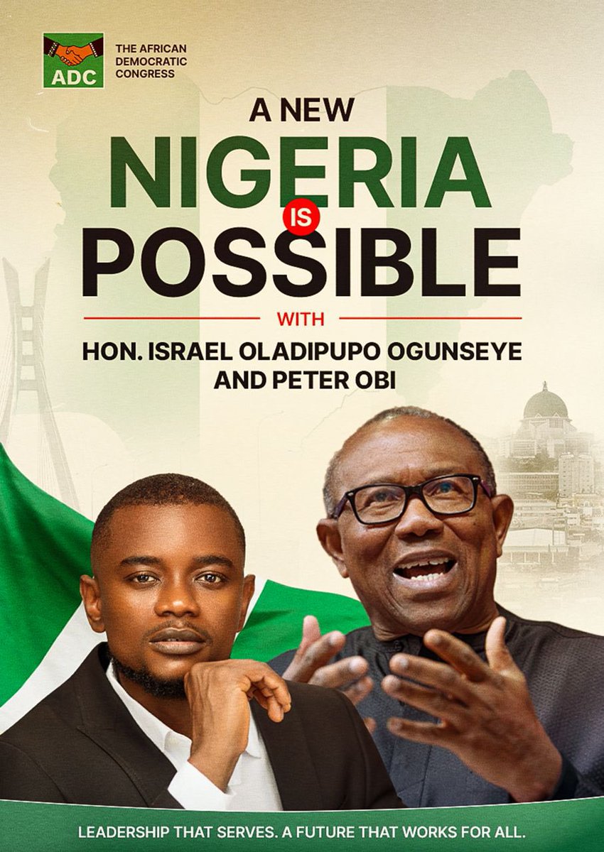 A New Nigeria is POssible 

Let’s get it in 2027